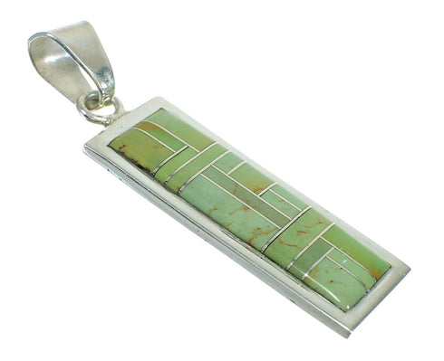 Turquoise And Sterling Silver Southwest Pendant MX65272